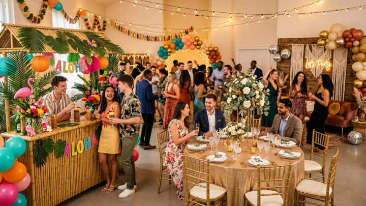 De bedste festtemaer til private arrangementer